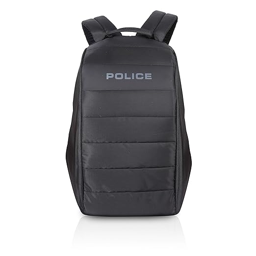 Police BORE Anti Theft 15.6 inch Laptop Backpack - Black