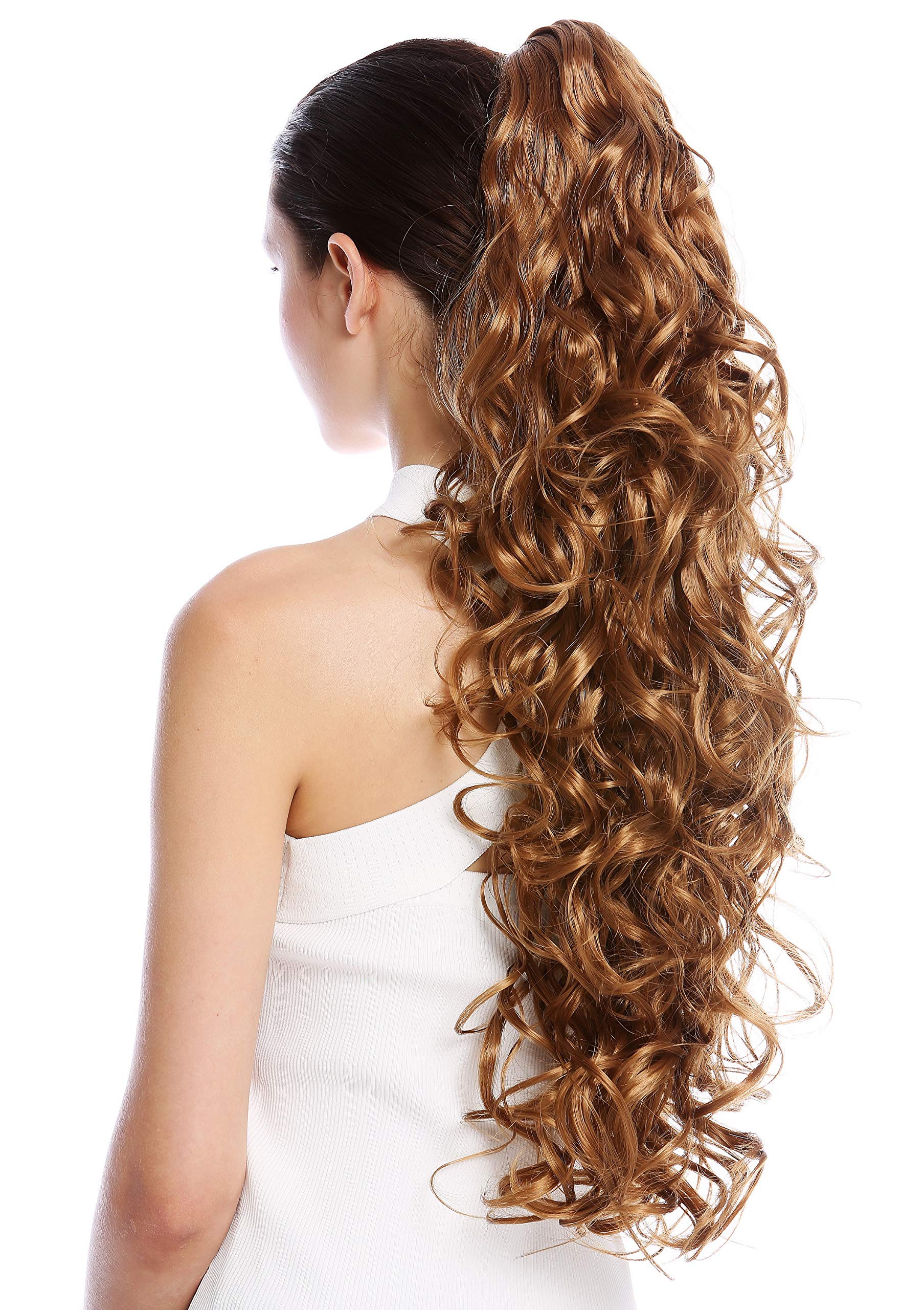 WIG ME UP - N1095-V-27 Ponytail Hairpiece Extensions extremely long voluminous curled curls strawberry blond 25inch