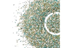SONGIN Crushed Glass Craft Glitter for Resin, Irregular Metallic Crystal Chips Sprinkles Chunky Glitter Shiny Nail Sequins Flakes for Nail Art DIY Jewelry Making Decoration Vase Filler (2-4 mm)
