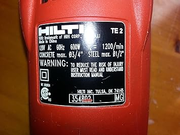HILTI 3497789 Power Hammer Drills product image 4