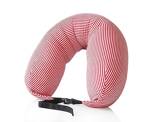 Reisekissen von LANGRO LIVING® - Multifunktional nutzbar als Nackenkissen und Nackenrolle. Individuell verstellbar zum Entspa