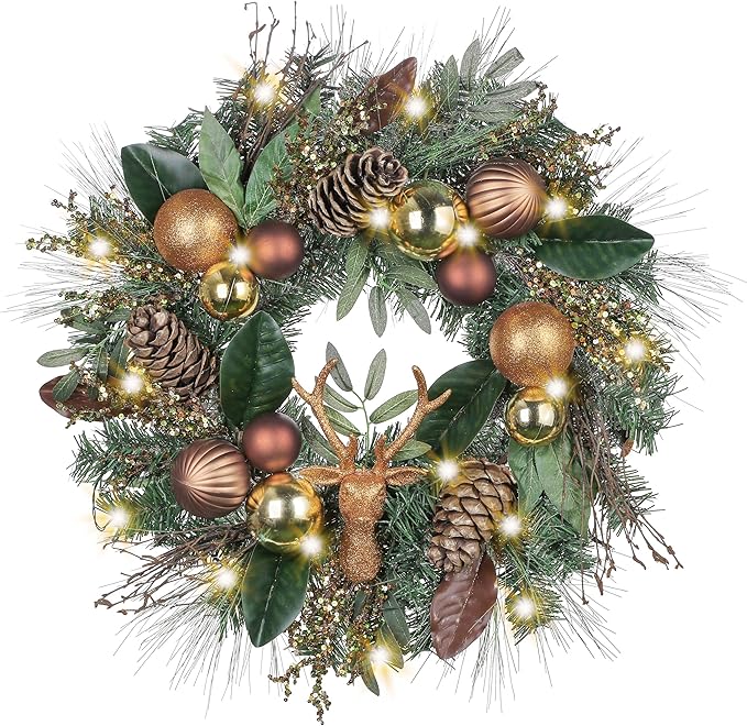 Valery Madelyn PreLit 24 Inch Woodland