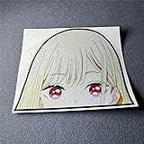 Horayten Car Stickers Anime Girl Peeker Peeping