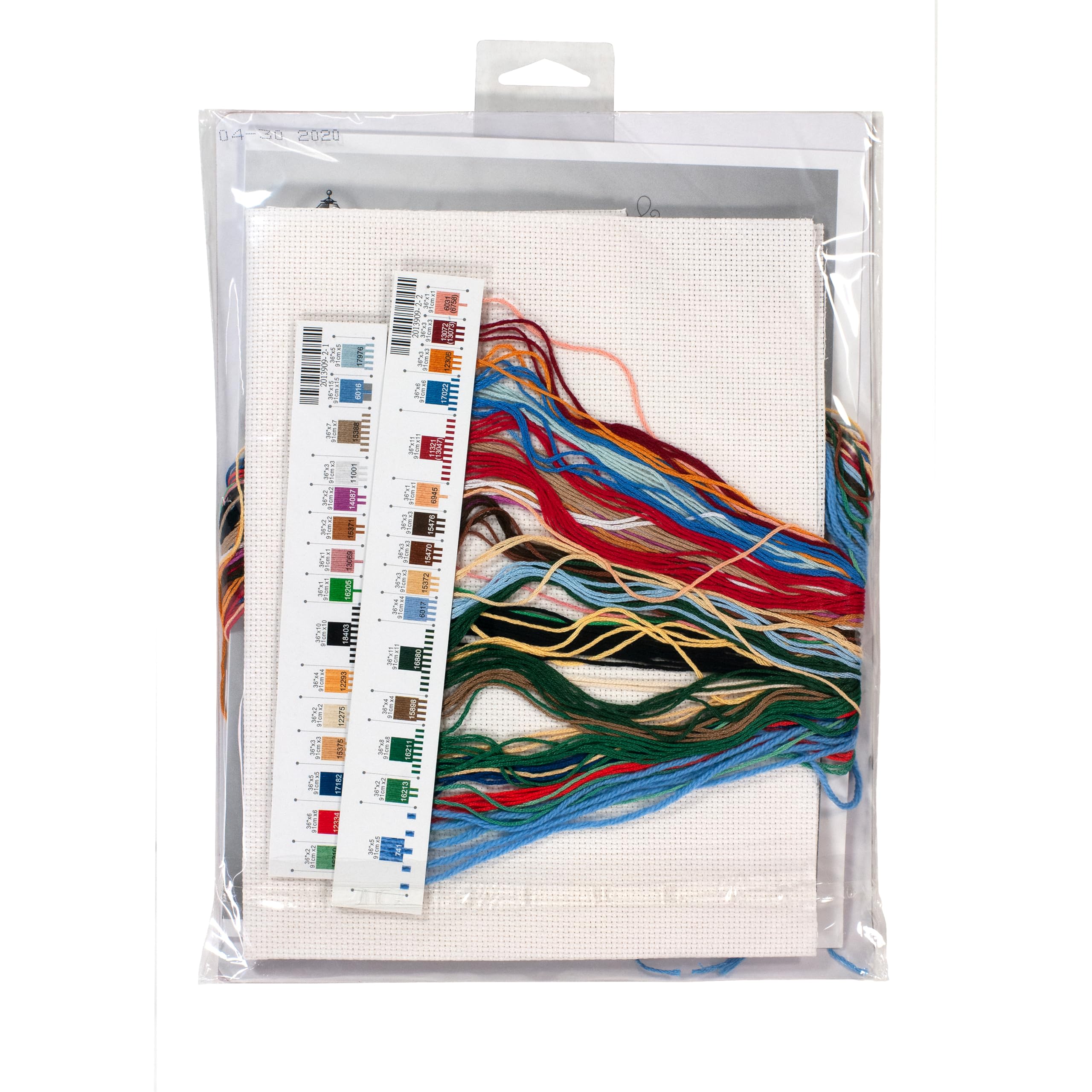 Dimensions Counted Cross Stitch ''Checking His List'' Personalized Christmas Stocking Kit, 14 Count White Aida, 16''