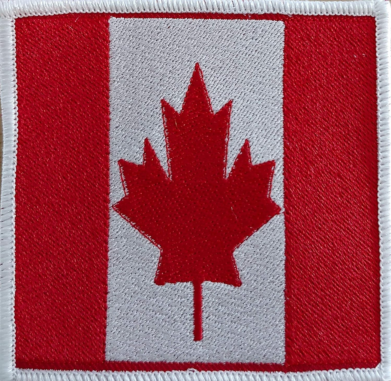 Canada Flag Patch with Hook & Loop Patriotic Canadian
