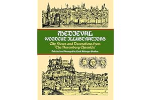 Medieval Woodcut Illustrations: City Views and Decorations from the Nuremberg Chronicle