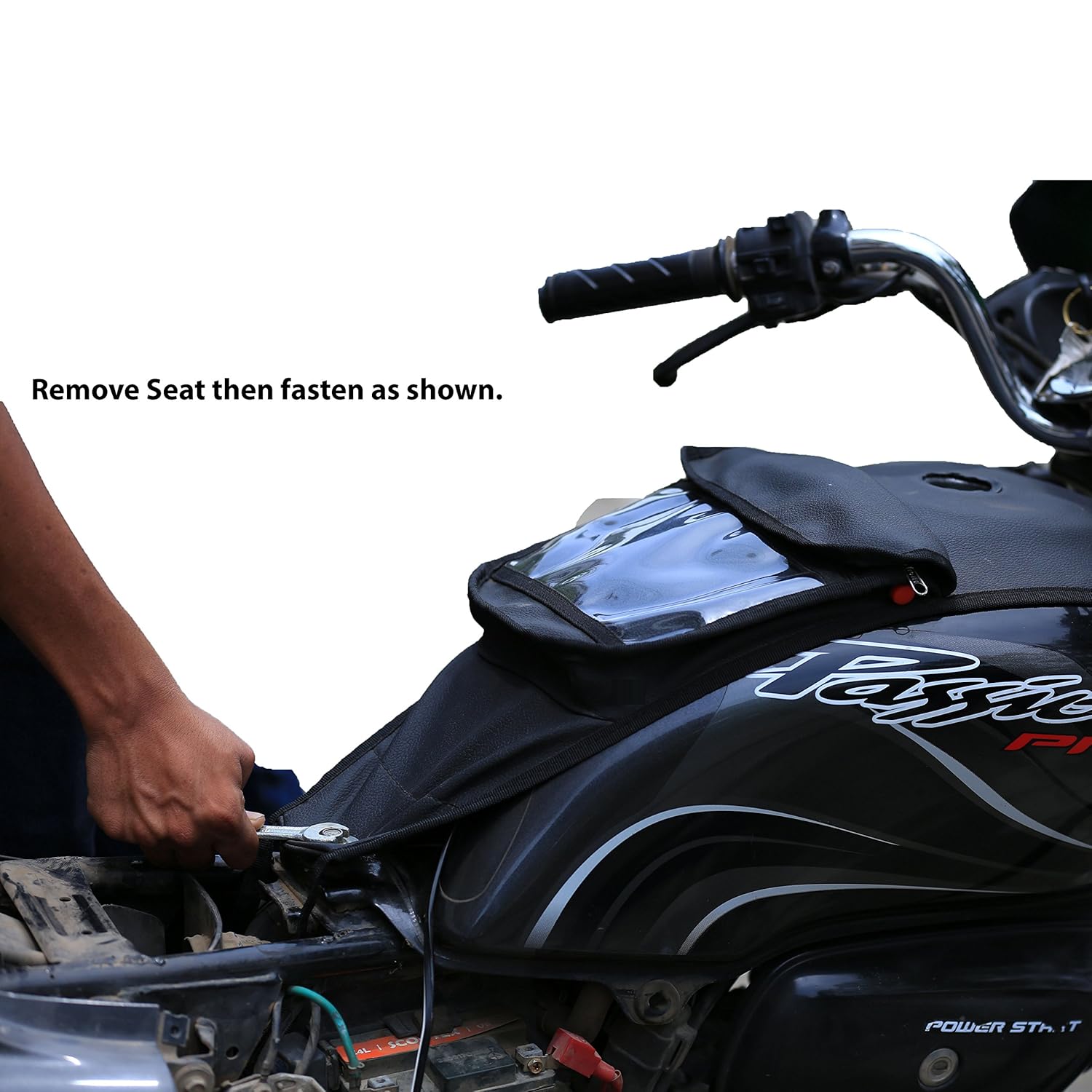 bike tank cover with mobile holder
