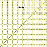 Omnigrip Non-Slip Square Quilting Ruler, Cuts 9.5" x 9.5" Fabric | By Omnigrid, Sewing and Quilting Supplies