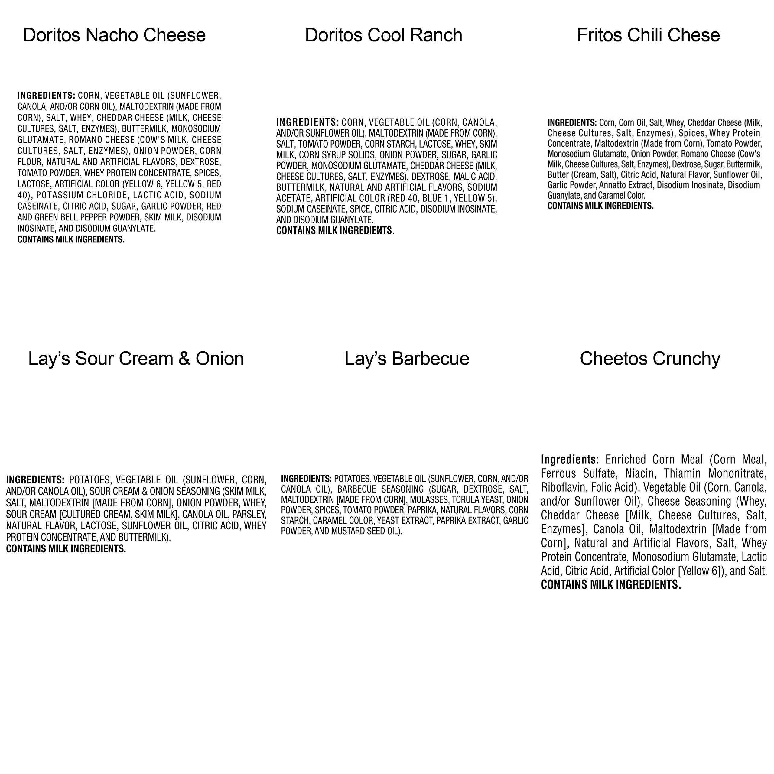 FritoLay Halloween Snacks Variety Pack With Special Edition Reflective