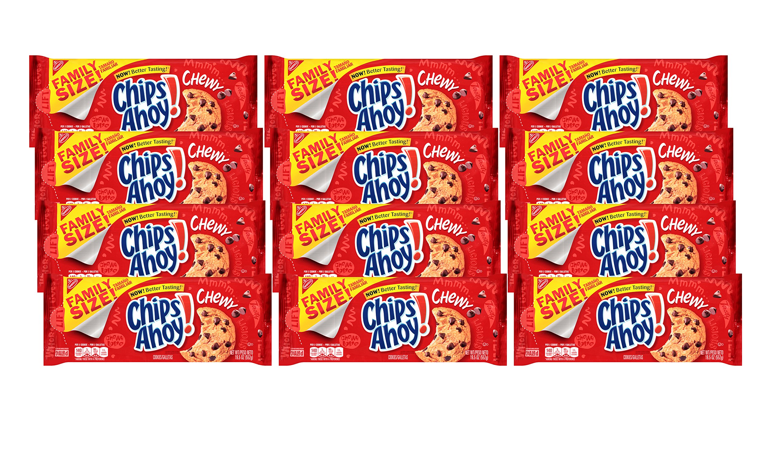 CHIPS AHOY! Chewy Chocolate Chip Cookies, 12 19 oz Packs Buy Online in UAE. Grocery