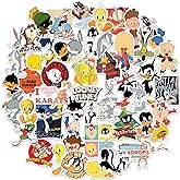 Looney Tunes 50ct Die Cut Vinyl Stickers, Tablet, Indoor &amp; Outdoor Use | Scrapbooking &amp; Crafts, Outdoor Use