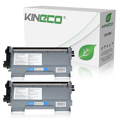 Kineco 2 Toner kompatibel für Brother TN-2220 DCP-7060 7065 7070 D N DN DW Fax 2840 2845 2940 2950 MFC-7360 7362 7460 7470 78