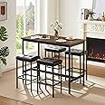 Elevon Long Bar Table Set With Bar Stools, Dining Madagascar