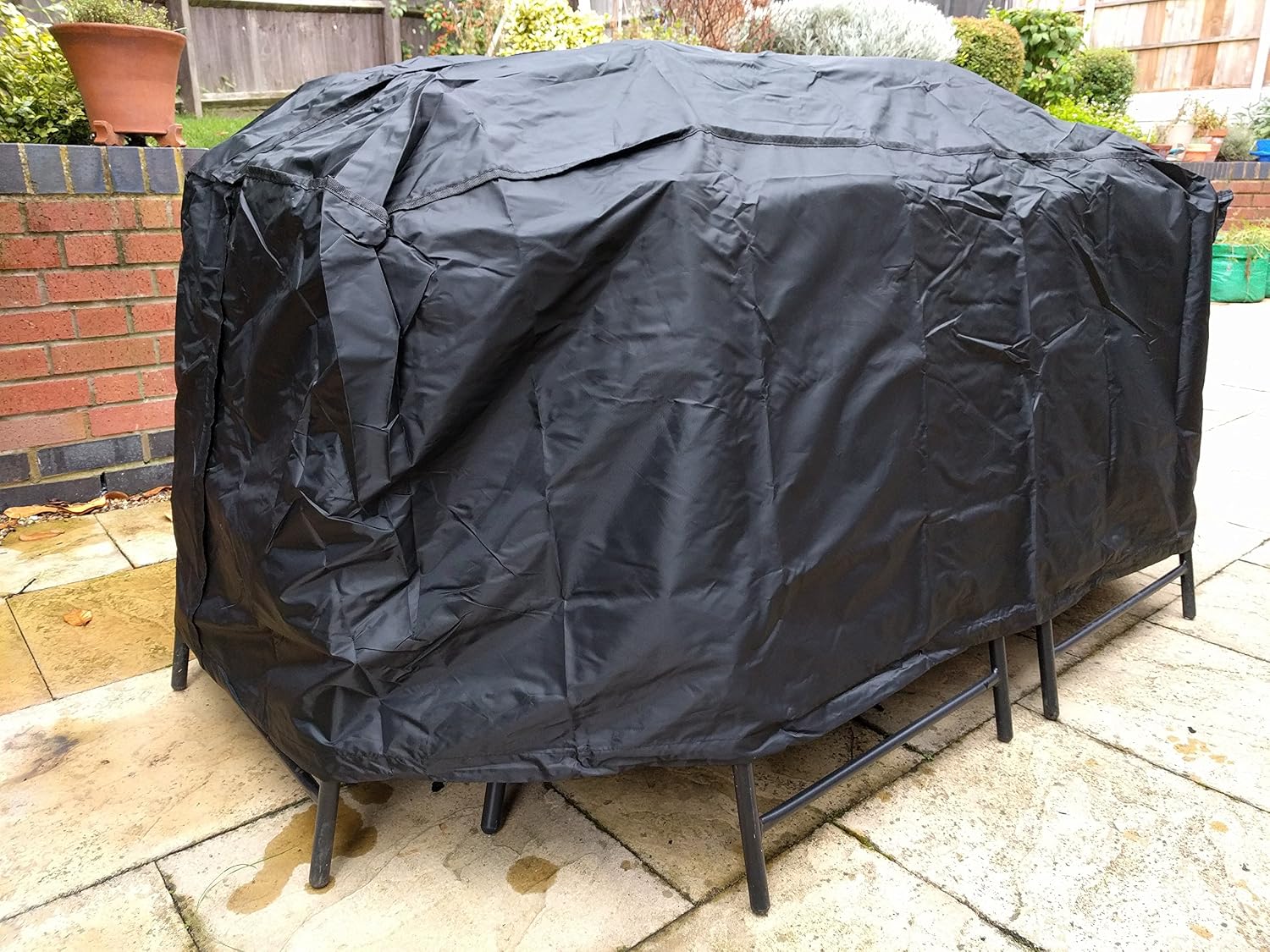 Speedwellstar Garden Patio Furniture Cover Waterproof Breathable Quality Fitted Rectangle Elastic Table 170 Cm Medium 4 6 Seater Dining Set Large Amazon Co Uk Garden Outdoors