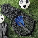 Ninoclar 2Pcs Top Bins Soccer Target Net Large Black Training Goal view 7