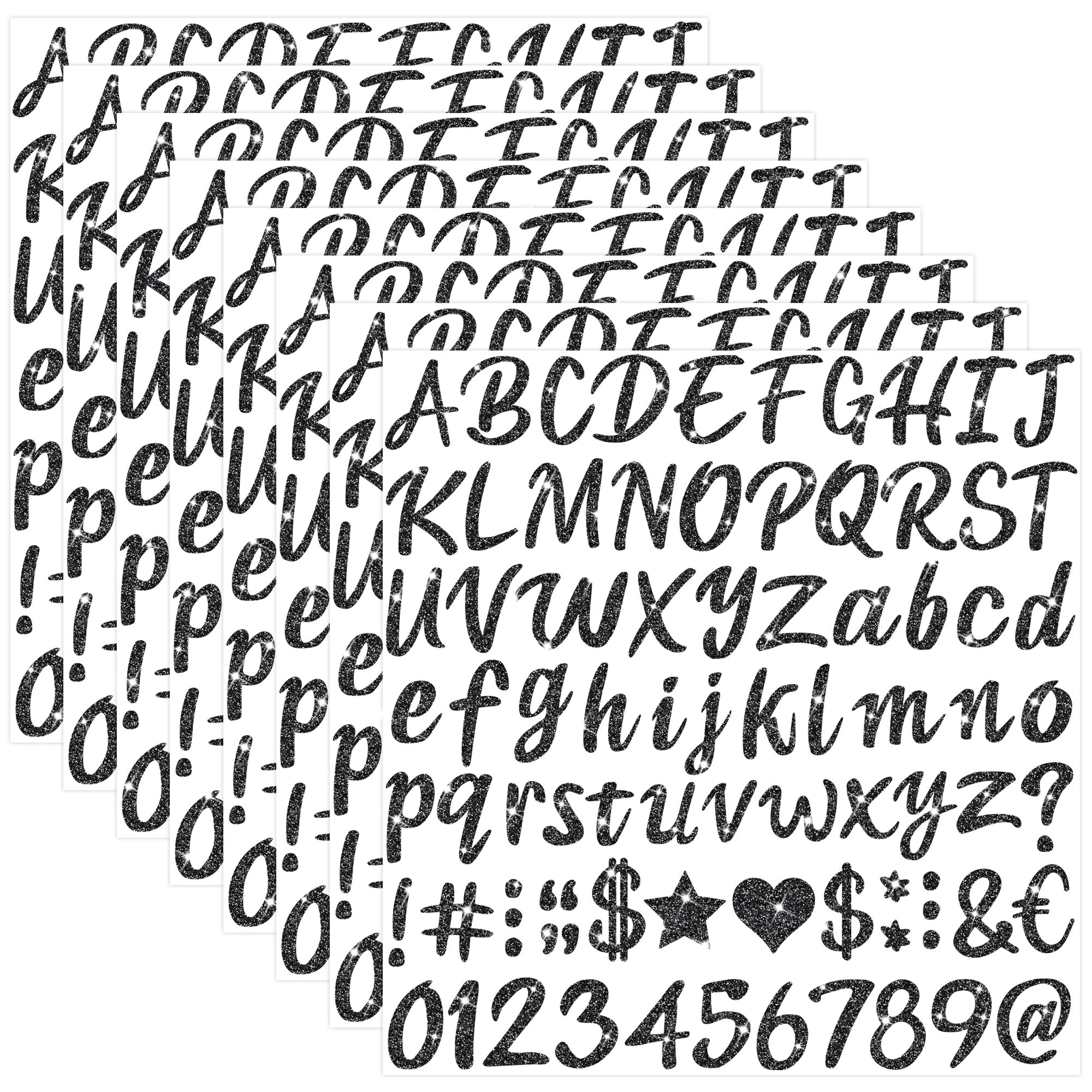 Letter Stickers, 664 Pcs Sticker Letters for