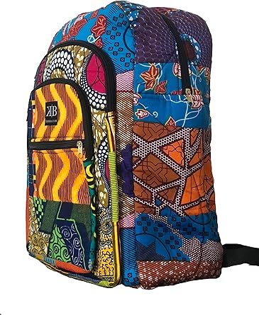 African print bookbag Clearance