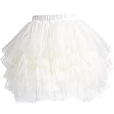 elamccor Baby Girls' Tutu Skirt Toddler 6 Layered Tulle Tutus 1-8T