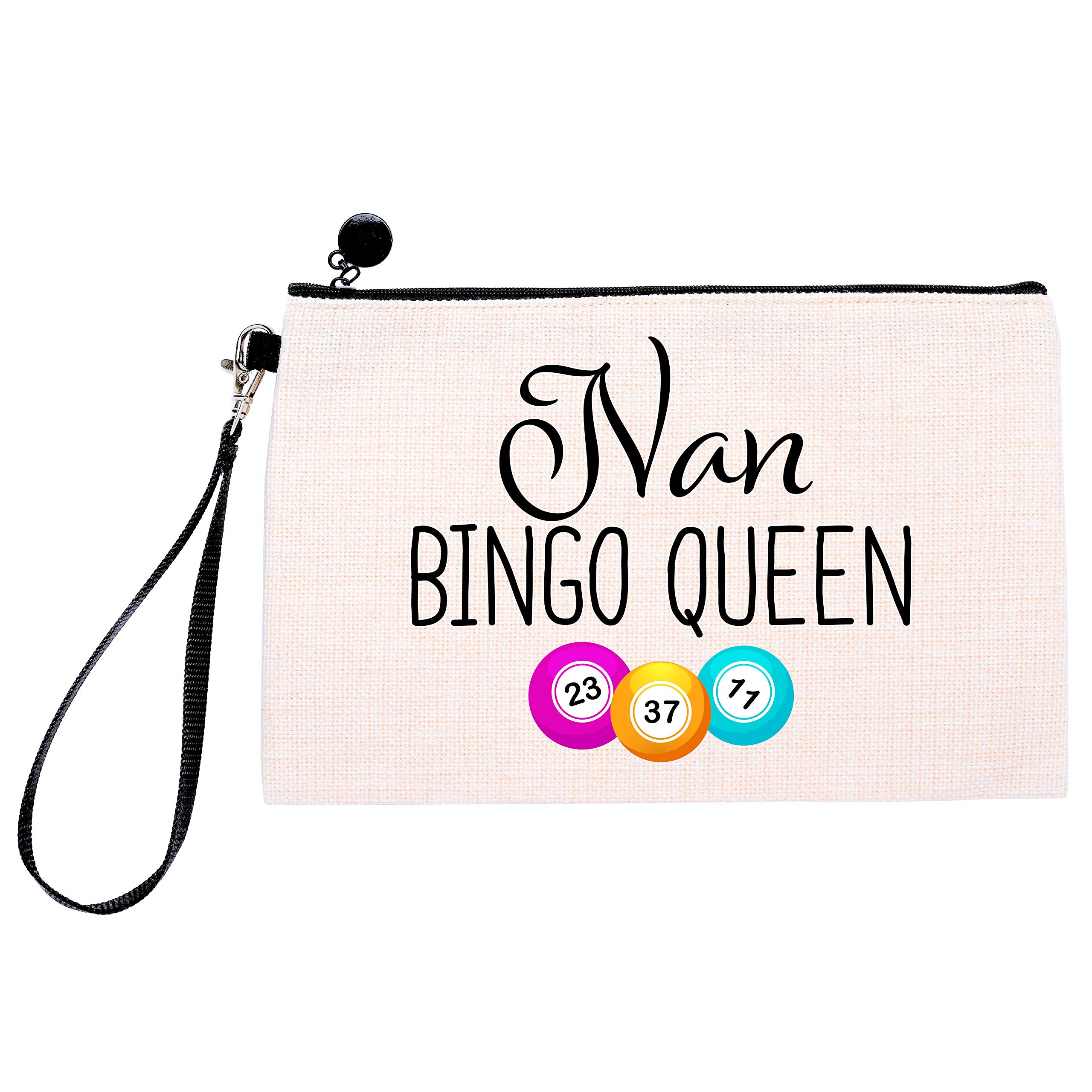 Nan Bingo Queen Linen Style Dabbers Bag Case Pouch Gift