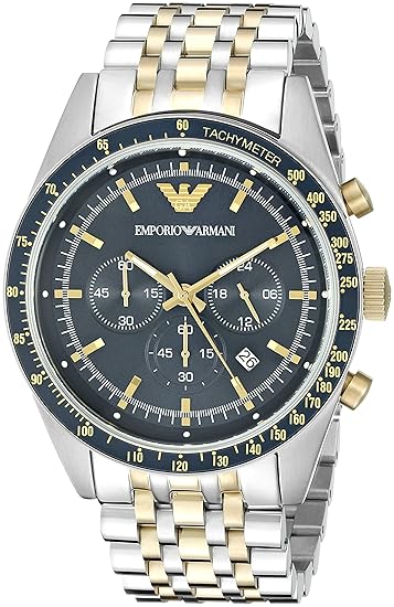 mens emporio armani sports tazio chronograph watch ar6088