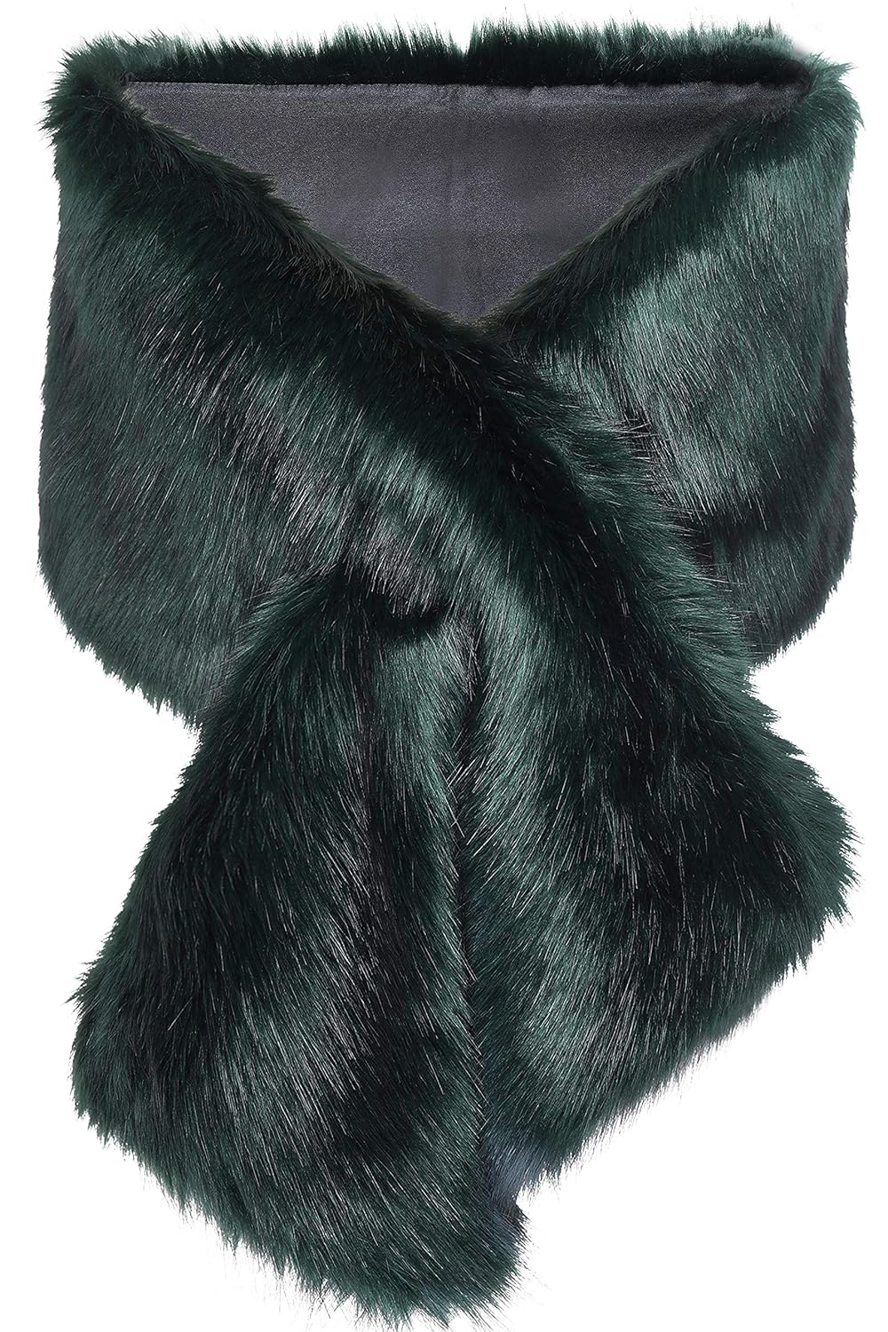 Buy BABEYOND Womens Faux Fur Collar Shawl Faux Fur Scarf Wrap Evening