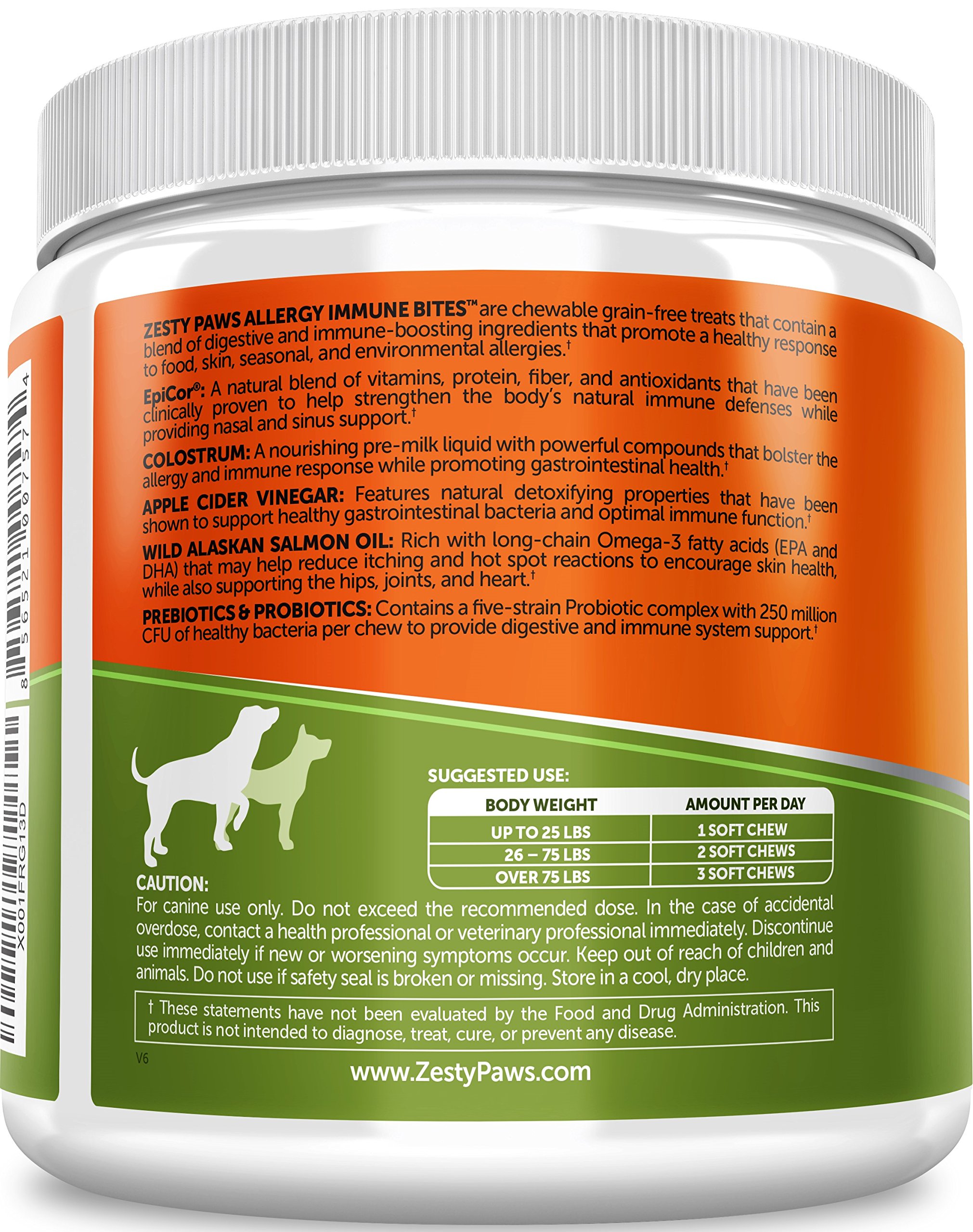 Allergy Immune Supplement for Dogs With Omega 3 Wild