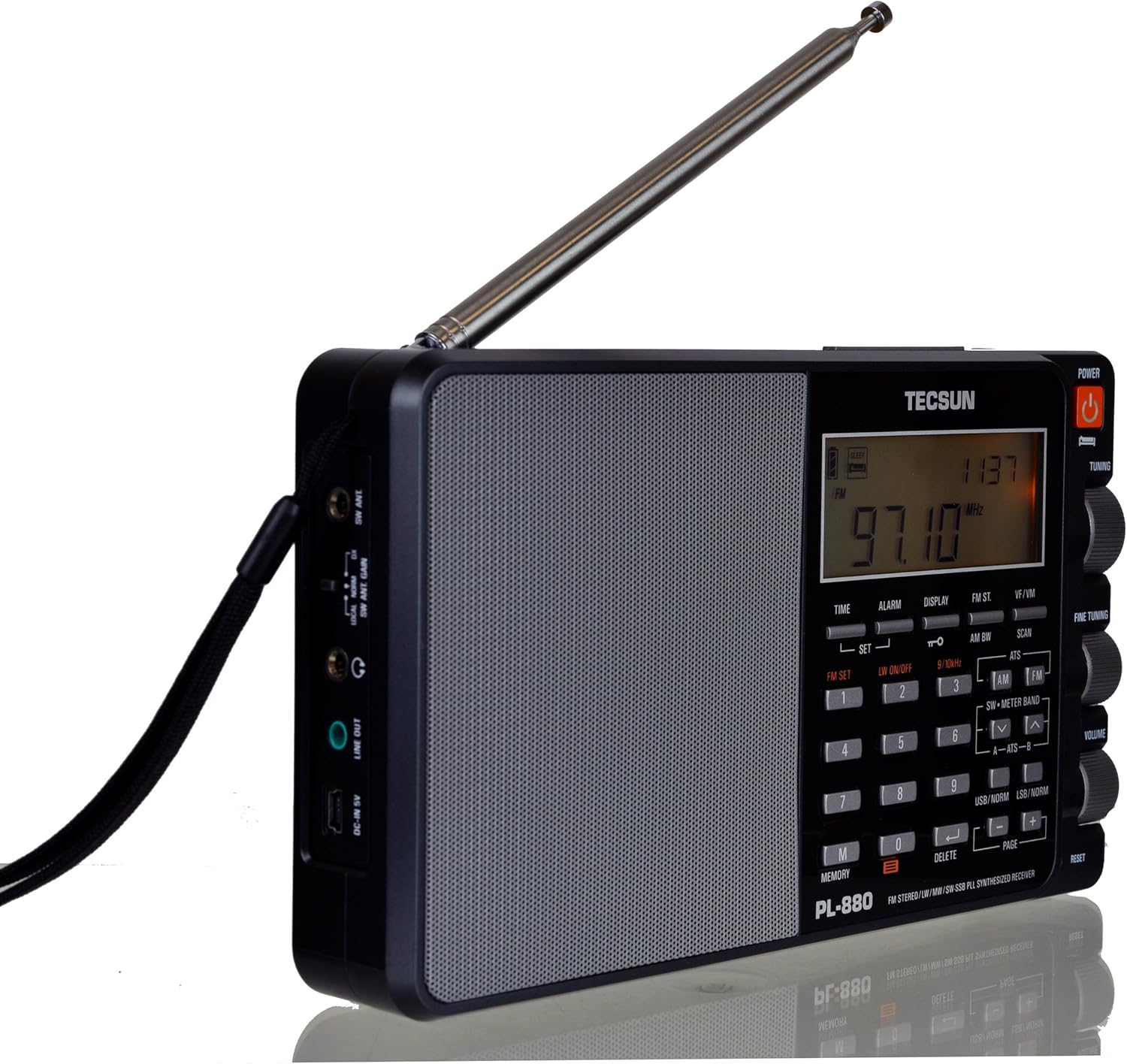 Tecsun PL880 Portable Digital PLL Dual Conversion AM/FM, Longwave & Shortwave Radio with SSB (Single Side Band) Reception: Home Audio & Theater