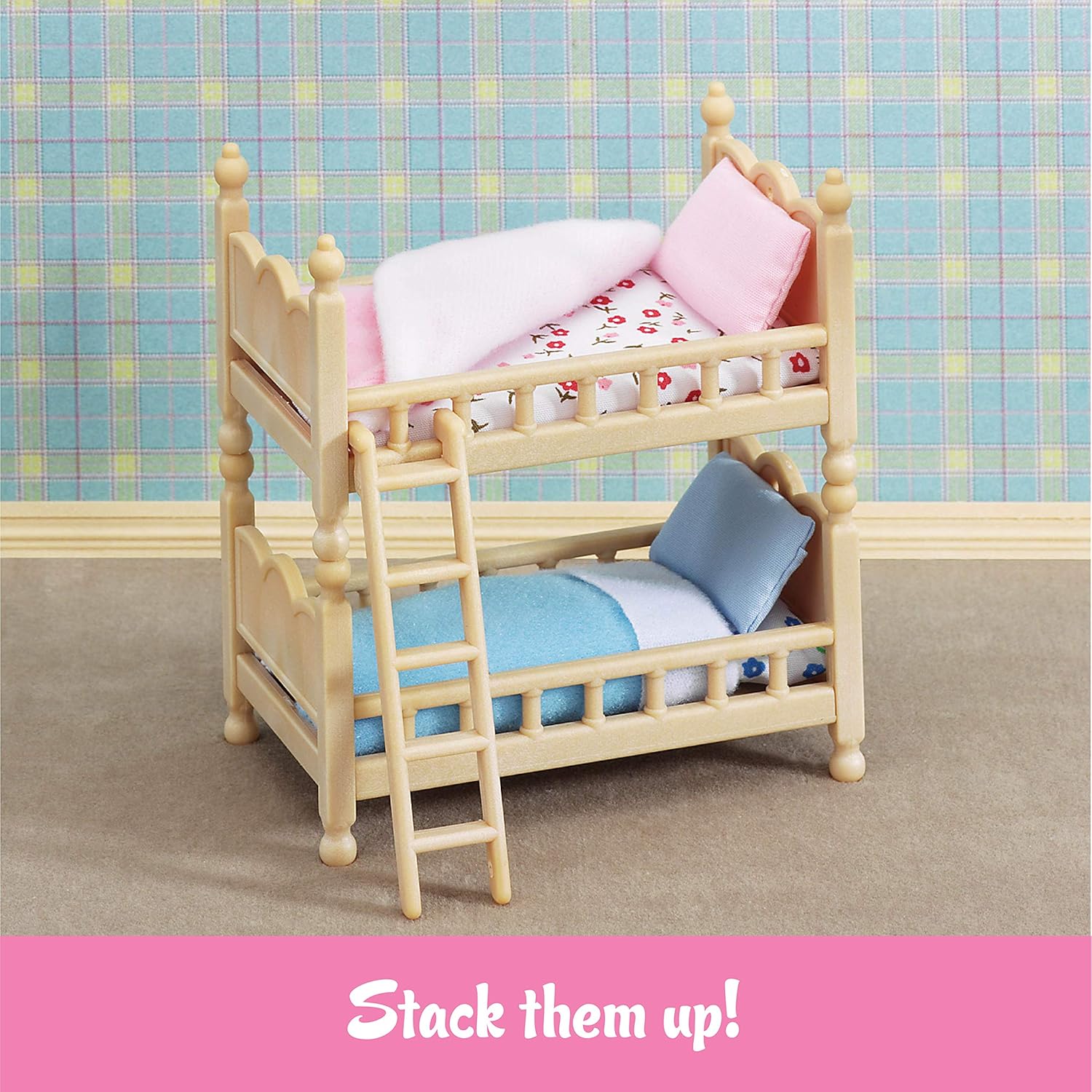 Amazon Com Calico Critters Doll House Furniture And Decor Bunk Beds Toys Games