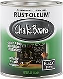 Rust-Oleum 206540 Chalkboard Brush-On, Black, 30-Ounce