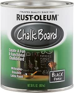 Rust-Oleum 206438 Chalkboard Brush-On Paint, 30 oz, Martinique Rust-Oleum 206438 Chalkboard Brush-On Paint, 30 oz, Martinique