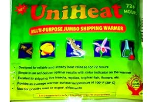 Uniheat 10 Pack 72 Hour Heat Pack - for Baby Chicks, Plants, Fish and Retiles