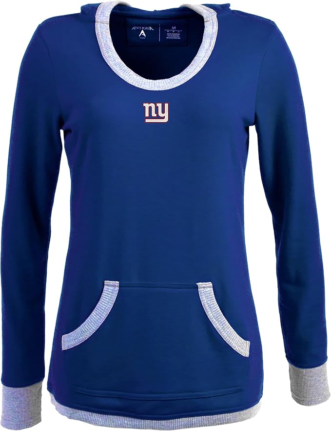 Amazon.com: New York Giants Women's Vibe Blue Hooded Sweatshirt XX-Large: Clothing