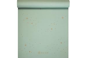 Gaiam Yoga Mat - Premium 6mm Print Extra Thick Non Slip Exercise & Fitness Mat for All Types of Yoga, Pilates & Floor Workouts (68"L x 24"W x 6mm Thick)