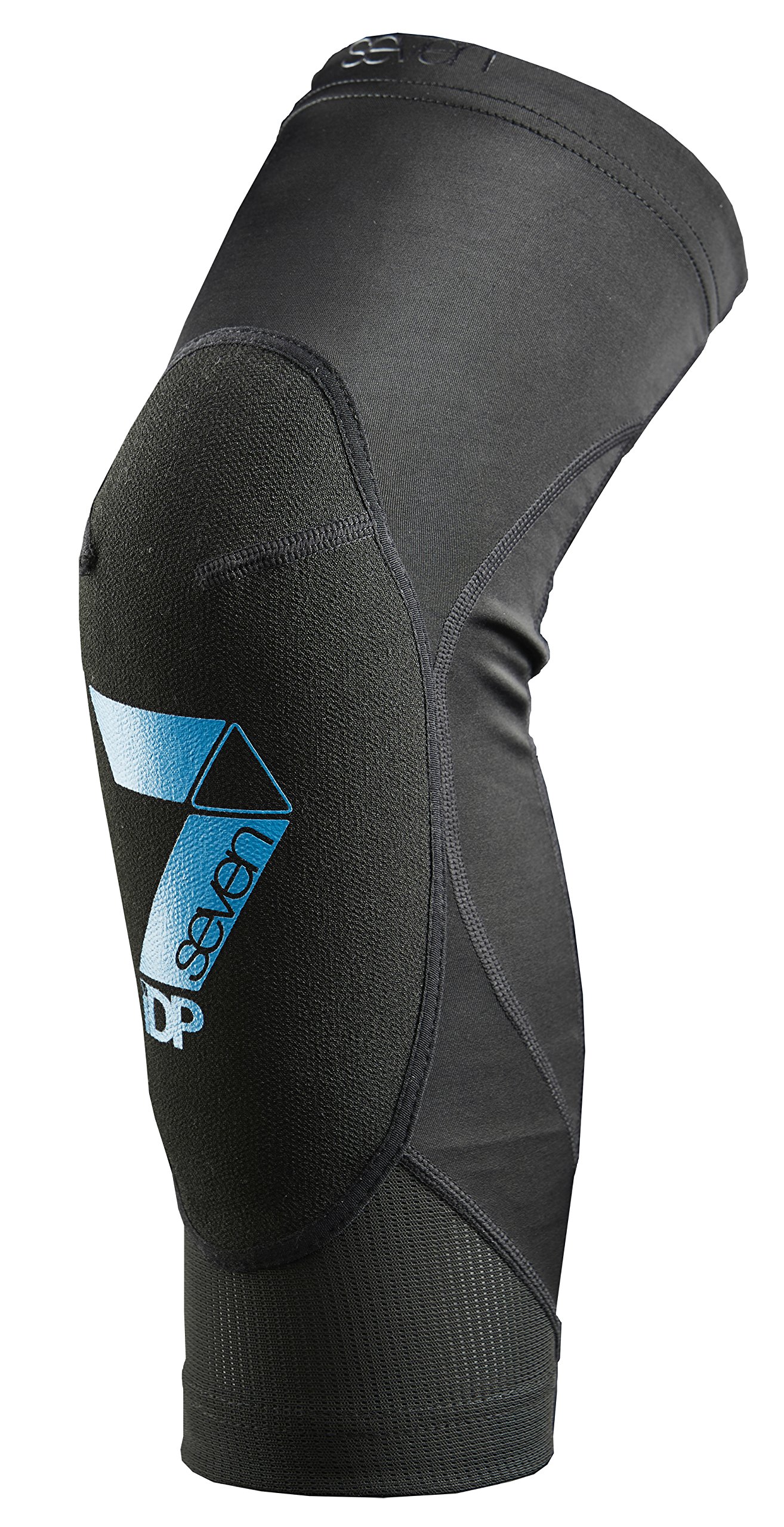 7 iDP Transition Knee Pads for Mountain Biking and Action Sports, Black