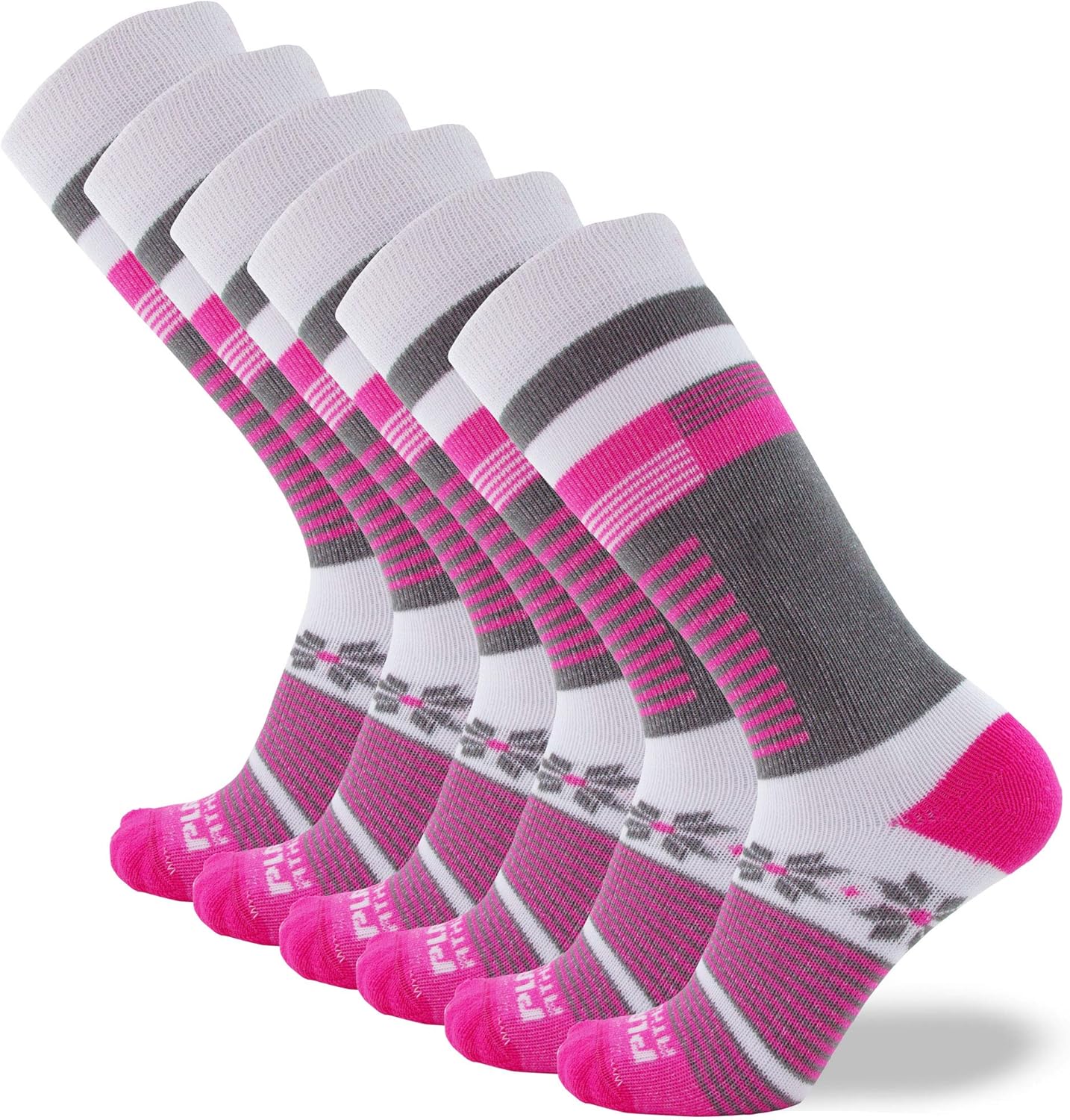 Pure Athlete Ski Socks Kids Youth Wool – Snowboarding Boys, Girls – Skiing Warm Winter: Clothing