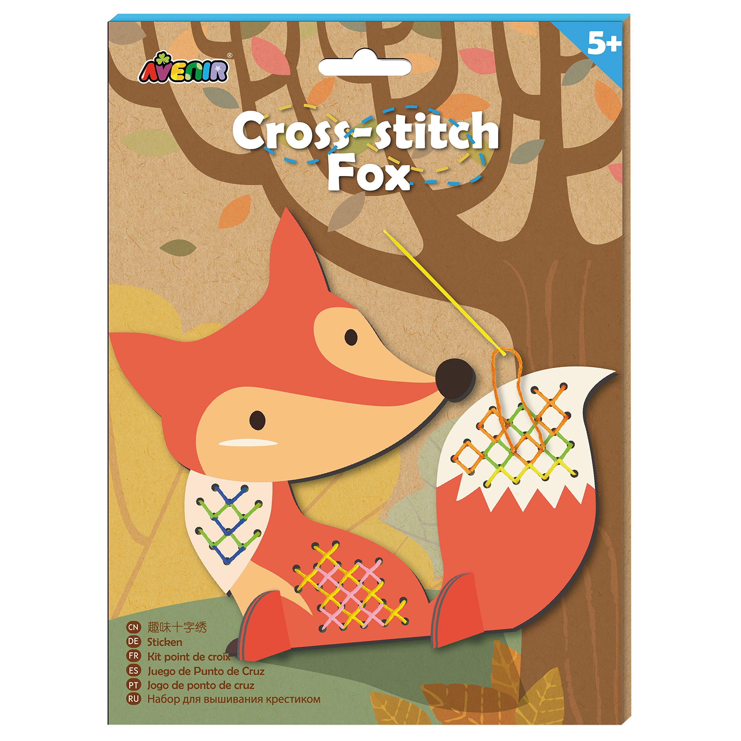Avenir Cross Stitch Fox Colour (AVECH1441) Assorted Colour/Model