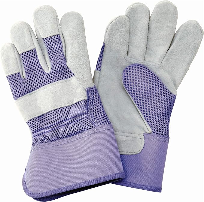 Kent & Stowe Purple Rigger Heavy Duty Gardening Gloves Ladies Medium