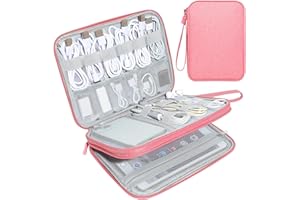 CILLA Electronics Organizer Travel, Travel Cord Organizer Case, Compact Electronics Accessories Bag for Cable, Cord, Charger,