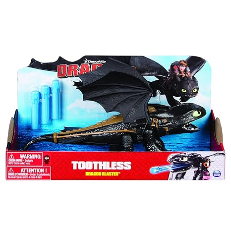 DreamWorks Dragons 6044144 Blaster-Ohnezahn/Toothless Actionfigur (Sortiert)