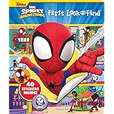 Marvel Spider-man - Spidey and His Amazing Friends - First Look and Find Activity Book with 40 Stickers - PI Kids