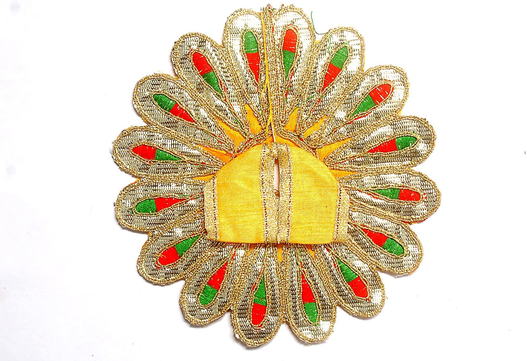 Rambha Decorative God Cloths Yellow Color (Bhagwan Wastra, Poshak)
