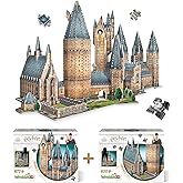 Wrebbit3D Harry Potter 3D Puzzle Bundle of Hogwarts Castle | Includes Great Hall and Astronomy Tower| 1725 Jigsaw Puzzle Piec