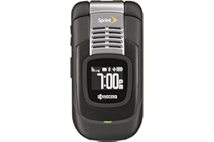 Kyocera Duracore E4210, Black Sprint Flip Phone