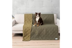 PetAmi Waterproof Couch Cover for Dogs, Waterproof Pet Blanket, Reversible Furniture Cover Sofa Protector for Pet Cat Bed, Wa
