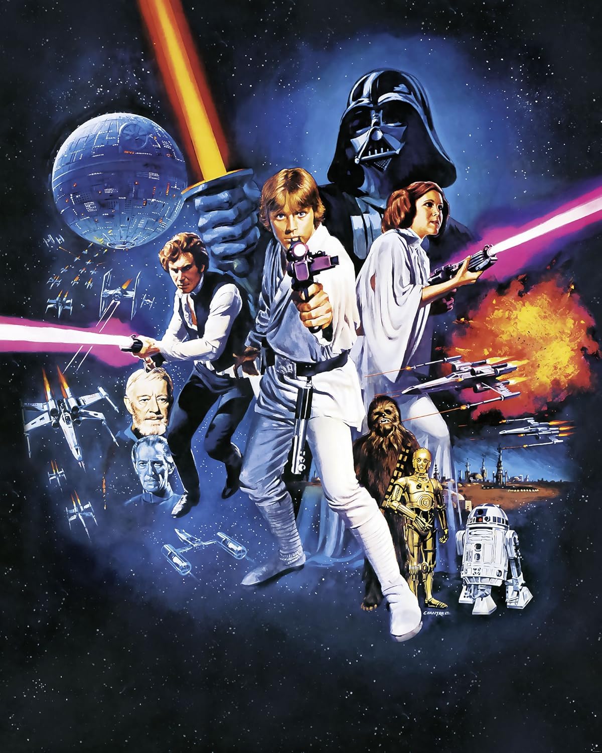 Komar 026-DVD2 Star Wars Poster Classic 1 Wallpaper, Assorted Colours, 200 x 250 cm - Image 3