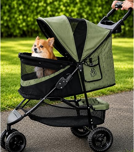 Amazon.com : Pet Gear No-Zip Happy Trails Pet Stroller for Cats
