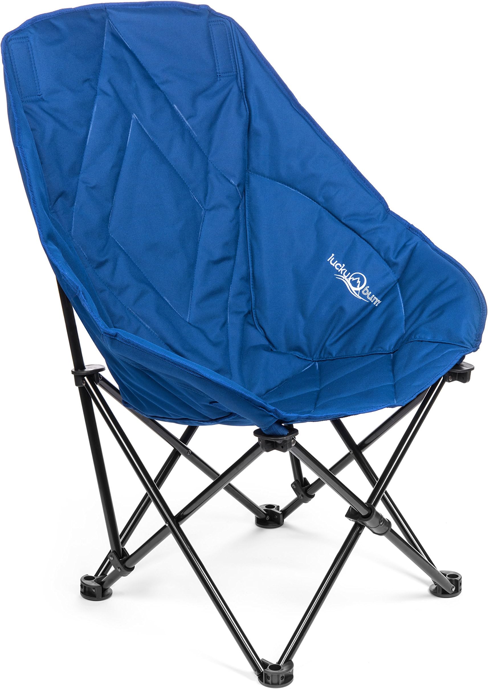 Lucky Bums Adult Oversized Folding Lounge Camp Chair, Large