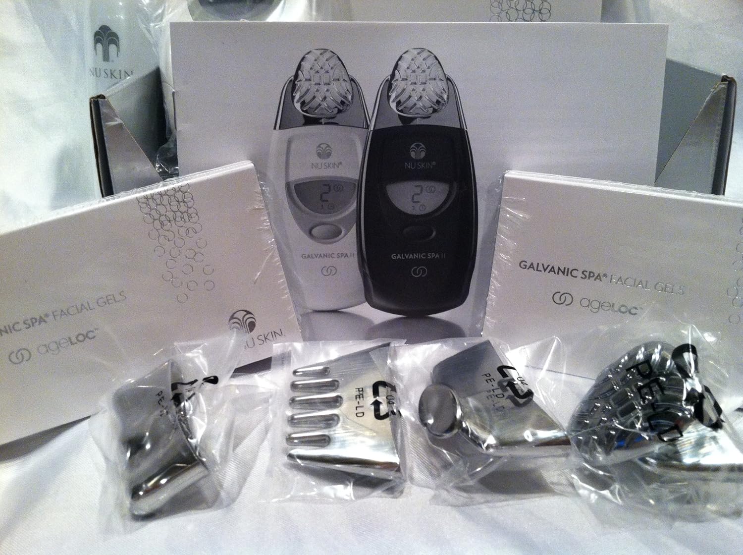 NU SKIN GALVANIC SPA ageLOC Spa Package with Gels System : Facial Treatment Products : Beauty