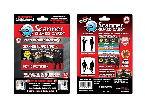 Scanner Guard RFID Blocking Card - Credit Card Protector Patented Lab ...