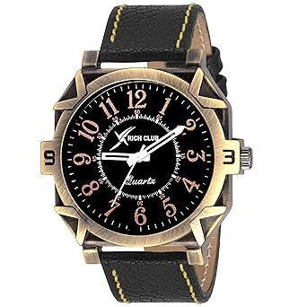 Brass Antique Counting Analog Watch for Men- RC-1747